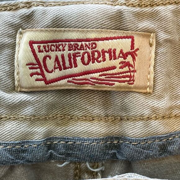 Lucky Brand 9" Classic Cargo Shorts Otter Tan 33 - Picture 12 of 13
